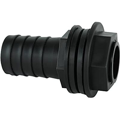 GASMIS Trop Plein Embout Cannelé pour Jumelage Cuves et Trop Plein 3/4" 26 mm x 25 mm (Tuyau) 2 Joints, pour Cuve Eau, Tonneau, Citerne 2 Pièces GASMIS Trop Plein Embout Cannelé pour Jumelage Cuves et Trop Plein 3/4" 26 mm x 25 mm (Tuyau) 2 Joints, pour Cuve Eau, Tonneau, Citerne 2 Pièces