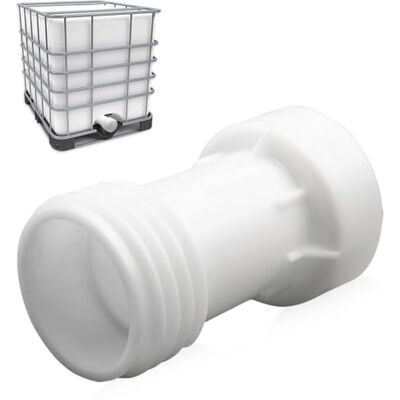 Riisoyu Accessoire de réservoir IBC, Adaptateur IBC S60 x 6 Filetage Grossier Filetage Grossier Droit S60 x 6 vers Filetage Grossier S60 x 6 IBC Rallonge entretoise Adaptateur pour conteneur Riisoyu Accessoire de réservoir IBC, Adaptateur IBC S60 x 6 Filetage Grossier Filetage Grossier Droit S60 x 6 vers Filetage Grossier S60 x 6 IBC Rallonge entretoise Adaptateur pour conteneur