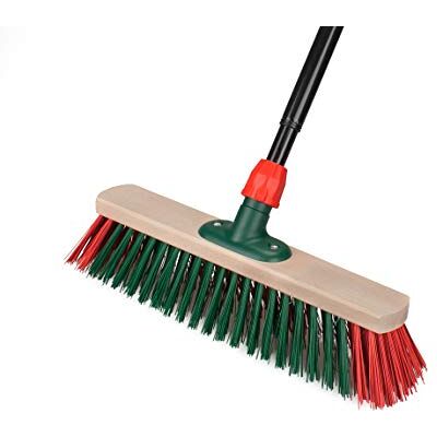 BÜMAG Balai de jardin et de route 40 cm avec poils en PVC et manche télescopique – Classique, efficace et bon BÜMAG Balai de jardin et de route 40 cm avec poils en PVC et manche télescopique – Classique, efficace et bon