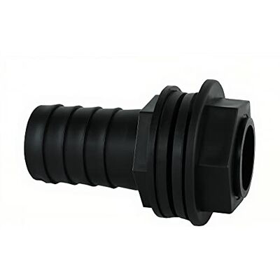 GASMIS Trop Plein Embout Cannelé pour Jumelage Cuves et Trop Plein 3/4" 26 mm x 25 mm (Tuyau) 2 Joints, pour Cuve Eau, Tonneau, Citerne 1 Pièce GASMIS Trop Plein Embout Cannelé pour Jumelage Cuves et Trop Plein 3/4" 26 mm x 25 mm (Tuyau) 2 Joints, pour Cuve Eau, Tonneau, Citerne 1 Pièce