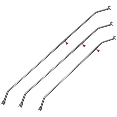 WilTec 3x Arceaux plats 108-150 cm pour remorques, réglables, en aluminium, pour bâches de remorque, tendeurs de bâche plates WilTec 3x Arceaux plats 108-150 cm pour remorques, réglables, en aluminium, pour bâches de remorque, tendeurs de bâche plates