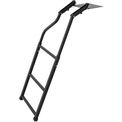 HIKUUER Échelle hayon pick-up réglable 300kg acier pliable camion Hauteur ajustable 70-115cm, fixation stable, pieds antidérapants pour chargement facile et accès sécurisé à la benne HIKUUER Échelle hayon pick-up réglable 300kg acier pliable camion Hauteur ajustable 70-115cm, fixation stable, pieds antidérapants pour chargement facile et accès sécurisé à la benne