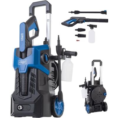 Scheppach Nettoyeur Haute Pression SHD150-1800W Accessoires Inclus Accessoires Inclus système Quick-Connect et Fonction d'aspiration Longueur du Tuyau/câble 5m Scheppach Nettoyeur Haute Pression SHD150-1800W Accessoires Inclus Accessoires Inclus système Quick-Connect et Fonction d'aspiration Longueur du Tuyau/câble 5m