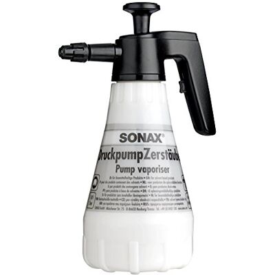 SONAX Pulvérisateur à pompe de pression (1 litre) avec embout réglable pour produits aqueux acides/alcalins Réf: 04969000 SONAX Pulvérisateur à pompe de pression (1 litre) avec embout réglable pour produits aqueux acides/alcalins Réf: 04969000