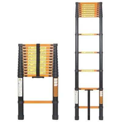 Todeco Échelle Télescopique 3.8m, Escabeau Telescopique Pliable,Norme EN131 Charge maximale 150kg, construction en Métal haute résistance, pour sécurité professionnelle et usage domestique, Orange Todeco Échelle Télescopique 3.8m, Escabeau Telescopique Pliable,Norme EN131 Charge maximale 150kg, construction en Métal haute résistance, pour sécurité professionnelle et usage domestique, Orange