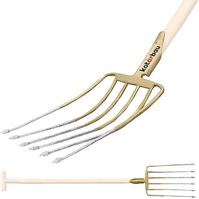 KOTARBAU ® Fourche 6 dents avec manche Fourche à fumier Fourche à fumier Fourche de jardin Fourche de jardin Fourche à fumier Fourche à bêche Fourche de jardin Fourche à fil pour le jardin et KOTARBAU ® Fourche 6 dents avec manche Fourche à fumier Fourche à fumier Fourche de jardin Fourche de jardin Fourche à fumier Fourche à bêche Fourche de jardin Fourche à fil pour le jardin et