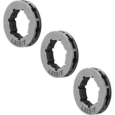 FTVOGUE 3PCS .325-7 dents petit 7 remplacement de la couronne de pignon Spline Fit pour STIHL 028 029 034 039 MS290 MS310 MS390 scies à chaîne FTVOGUE 3PCS .325-7 dents petit 7 remplacement de la couronne de pignon Spline Fit pour STIHL 028 029 034 039 MS290 MS310 MS390 scies à chaîne