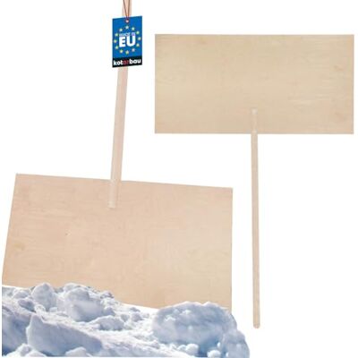 KOTARBAU ® Pelle À Neige en Bois 100 cm avec Manche en Bois Pelle en Bois Renforcé avec Raccord en Métal 154 cm KOTARBAU ® Pelle À Neige en Bois 100 cm avec Manche en Bois Pelle en Bois Renforcé avec Raccord en Métal 154 cm