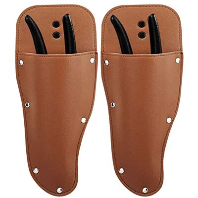 WideSmart Gaines à Sécateurs, Cisaille Holster Étui de Protection pour Sécateur de Jardin Étui de Sécateurs en Cuir PU Porte-Outil Accessoire de Ceinture Multifonctionnel WideSmart Gaines à Sécateurs, Cisaille Holster Étui de Protection pour Sécateur de Jardin Étui de Sécateurs en Cuir PU Porte-Outil Accessoire de Ceinture Multifonctionnel