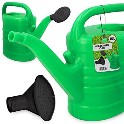 Instalguru Arrosoir en plastique de 10 l Arrosoir de jardin Arrosoir en plastique Léger Efficace et durable Outil de jardin Entretien des plantes Arrosoir extérieur Buse d'arrosage Outils de Instalguru Arrosoir en plastique de 10 l Arrosoir de jardin Arrosoir en plastique Léger Efficace et durable Outil de jardin Entretien des plantes Arrosoir extérieur Buse d'arrosage Outils de