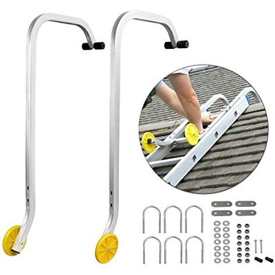 Todeco Adaptateur de Toit pour Échelle, Crochet de Toit Universel Certifiée EN131, 0,93 mètre(s), pour Echelle Télescopique, Alliage d'aluminium Todeco Adaptateur de Toit pour Échelle, Crochet de Toit Universel Certifiée EN131, 0,93 mètre(s), pour Echelle Télescopique, Alliage d'aluminium