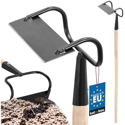 KOTARBAU ® Binette de jardin rectangulaire 170 x 50 mm Avec manche de 120 cm Outil de jardinage pour transplanter, désherber, entretien du jardin, outils de jardin, outils à main, crochet de KOTARBAU ® Binette de jardin rectangulaire 170 x 50 mm Avec manche de 120 cm Outil de jardinage pour transplanter, désherber, entretien du jardin, outils de jardin, outils à main, crochet de