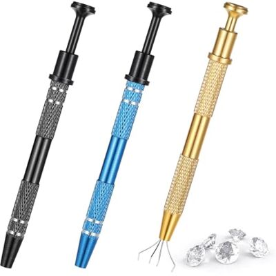 Funngy Outil de ramassage de bijoutier, outil de ramassage en acier inoxydable, ensemble d'outils de ramassage de griffes, petit porte-perles, outil de ramassage pour petits objets, puces IC Funngy Outil de ramassage de bijoutier, outil de ramassage en acier inoxydable, ensemble d'outils de ramassage de griffes, petit porte-perles, outil de ramassage pour petits objets, puces IC