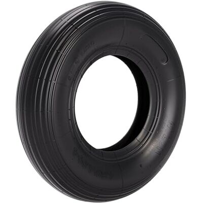 WilTec Pneu 4.80/4.00-8 pour Diable – 400 x 400 x 100 mm – Sans Chambre à air ni Jante – capacité de charge max. 160 kg – pour Roue Brouette Chariot WilTec Pneu 4.80/4.00-8 pour Diable – 400 x 400 x 100 mm – Sans Chambre à air ni Jante – capacité de charge max. 160 kg – pour Roue Brouette Chariot
