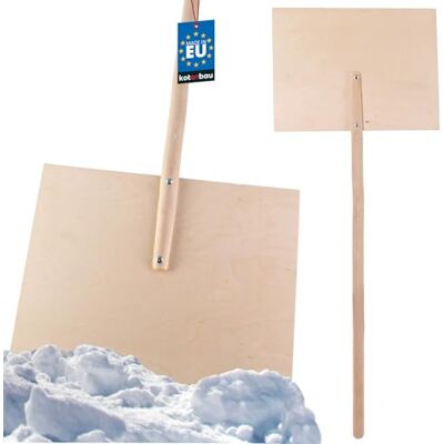 KOTARBAU ® Pelle à neige, en bois, contreplaqué, avec manche en bois, pour enfants, 50 x 38 cm KOTARBAU ® Pelle à neige, en bois, contreplaqué, avec manche en bois, pour enfants, 50 x 38 cm