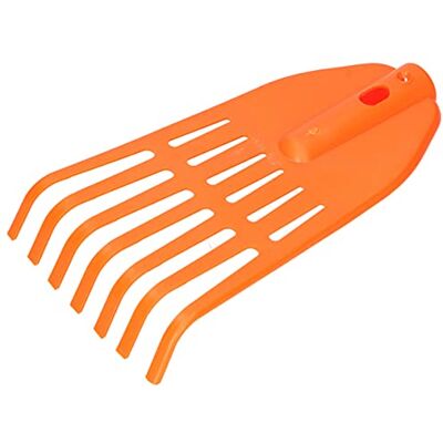 KOTARBAU ® Rateau à Feuilles Plastique 7 Dents Orange sans Manche Râteau Jardin Balai à Gazon Ramasse Feuilles Léger Résistant Entretien Jardin KOTARBAU ® Rateau à Feuilles Plastique 7 Dents Orange sans Manche Râteau Jardin Balai à Gazon Ramasse Feuilles Léger Résistant Entretien Jardin