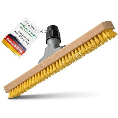 ORGAFLIX Balai professionnel sans manche 40 cm, poils résistants à la chaleur jusqu'à 90 °C, pour un nettoyage efficace dans la maison, la terrasse, le balcon et le jardin, balai de sol ORGAFLIX Balai professionnel sans manche 40 cm, poils résistants à la chaleur jusqu'à 90 °C, pour un nettoyage efficace dans la maison, la terrasse, le balcon et le jardin, balai de sol