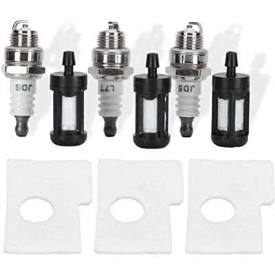 PLLO Kit de Bougies D'allumage pour Filtre à Air et Carburant pour Scie à Chaîne MS180 MS170 018 017 MS 180 170, Pièces de Rechange pour Tronçonneuse, Filtre à Air + Filtre à Carburant + Bougie PLLO Kit de Bougies D'allumage pour Filtre à Air et Carburant pour Scie à Chaîne MS180 MS170 018 017 MS 180 170, Pièces de Rechange pour Tronçonneuse, Filtre à Air + Filtre à Carburant + Bougie