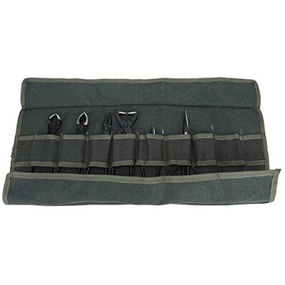 Fdit Professionnel Bonsai Outil Kit 7 PCS En Acier Inoxydable Ciseaux Cisaillement Cutter Fil Pince Ensemble pour Arbre De La Feuille Bourgeon Racine Outils de jardinage avec Sac En Rouleau Fdit Professionnel Bonsai Outil Kit 7 PCS En Acier Inoxydable Ciseaux Cisaillement Cutter Fil Pince Ensemble pour Arbre De La Feuille Bourgeon Racine Outils de jardinage avec Sac En Rouleau