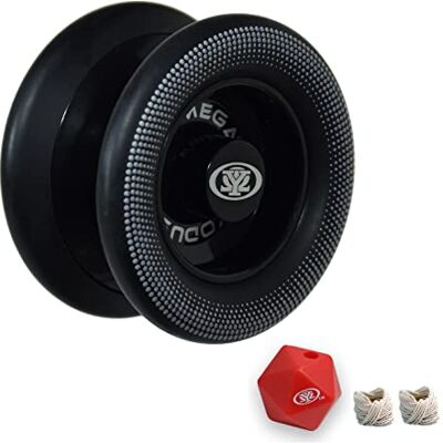 Yomega Xodus II YoYo Avec technologie de roulement à rouleaux, jantes en caoutchouc et design en forme d'aile Jeu professionnel réactif YoYos niveau intermédiaire (noir) Yomega Xodus II YoYo Avec technologie de roulement à rouleaux, jantes en caoutchouc et design en forme d'aile Jeu professionnel réactif YoYos niveau intermédiaire (noir)