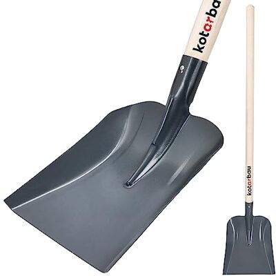 KOTARBAU ® Pelle de jardin robuste 270 x 244 mm pour manche de 38 mm de diamètre Pelle en acier pour ramasser les matériaux en vrac avec manche en bois KOTARBAU ® Pelle de jardin robuste 270 x 244 mm pour manche de 38 mm de diamètre Pelle en acier pour ramasser les matériaux en vrac avec manche en bois