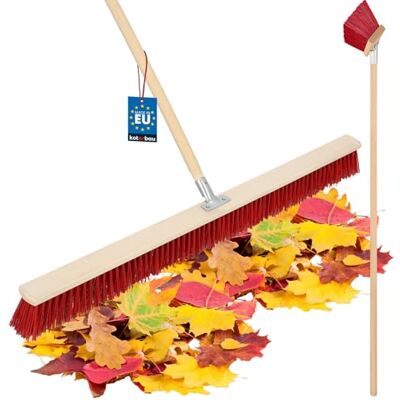 KOTARBAU ® Balai Brosse 105 cm Balai Exterieur Terrasse Brosse de Voirie avec Manche Bois PVC Poils Durs de Jardin Outil de Nettoyage KOTARBAU ® Balai Brosse 105 cm Balai Exterieur Terrasse Brosse de Voirie avec Manche Bois PVC Poils Durs de Jardin Outil de Nettoyage