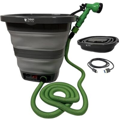 Bucket Spray Seau d'eau Pliable avec Pompe Rechargeable (15L) Transport Facile & Pulvérisation Idéal pour Camping, Jardin, Nettoyage Auto et Travaux Extérieurs Bucket Spray Seau d'eau Pliable avec Pompe Rechargeable (15L) Transport Facile & Pulvérisation Idéal pour Camping, Jardin, Nettoyage Auto et Travaux Extérieurs