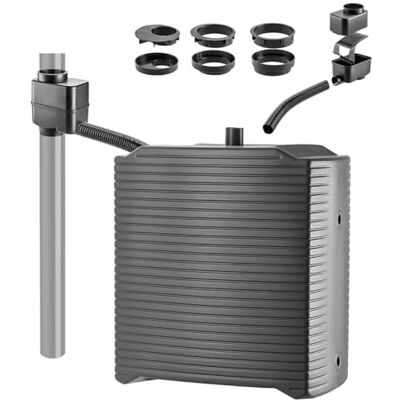 KADAX Réservoir d'eau modulaire pour jardin, tonneau de pluie en plastique résistant aux intempéries, 126 l (anthracite + collecteur) KADAX Réservoir d'eau modulaire pour jardin, tonneau de pluie en plastique résistant aux intempéries, 126 l (anthracite + collecteur)