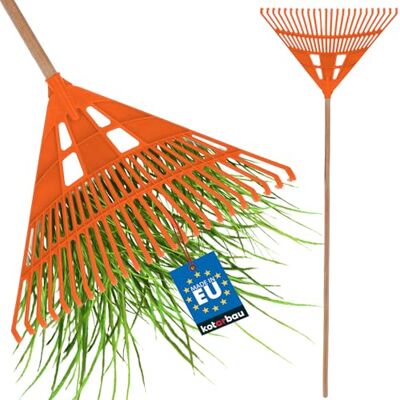 KOTARBAU ® Rateau à Feuilles Plastique 61 cm Noir avec Manche Râteau Jardin Balai à Gazon Ramasse Feuilles Léger Résistant Entretien Jardin KOTARBAU ® Rateau à Feuilles Plastique 61 cm Noir avec Manche Râteau Jardin Balai à Gazon Ramasse Feuilles Léger Résistant Entretien Jardin