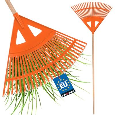 KOTARBAU ® Rateau à Feuilles Plastique 58 cm Noir avec Manche Râteau Jardin Balai à Gazon Ramasse Feuilles Léger Résistant Entretien Jardin KOTARBAU ® Rateau à Feuilles Plastique 58 cm Noir avec Manche Râteau Jardin Balai à Gazon Ramasse Feuilles Léger Résistant Entretien Jardin