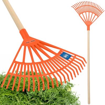 KOTARBAU ® Râteau à feuilles en plastique avec manche orange 370 x 440 mm Grand râteau à feuilles Outil de jardin Râteau à gazon large Râteau en plastique KOTARBAU ® Râteau à feuilles en plastique avec manche orange 370 x 440 mm Grand râteau à feuilles Outil de jardin Râteau à gazon large Râteau en plastique