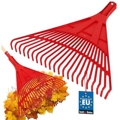 KOTARBAU ® Rateau À Feuilles Plastique 50 cm Rouge Sans Manche Extra-Click Rateau Jardin Ramasse Feuilles Léger Ergonomique KOTARBAU ® Rateau À Feuilles Plastique 50 cm Rouge Sans Manche Extra-Click Rateau Jardin Ramasse Feuilles Léger Ergonomique