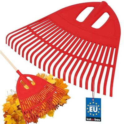 KOTARBAU ® Rateau À Feuilles Plastique 50 cm Rouge Sans Manche Extra-Click Rateau Jardin Ramasse Feuilles Léger Ergonomique KOTARBAU ® Rateau À Feuilles Plastique 50 cm Rouge Sans Manche Extra-Click Rateau Jardin Ramasse Feuilles Léger Ergonomique