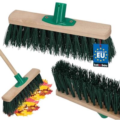 KOTARBAU ® Balai Brosse Bois de Hêtre 30 cm Vert Balai Extérieur Brosse pour Terrasse Poils Durs Sans Manche KOTARBAU ® Balai Brosse Bois de Hêtre 30 cm Vert Balai Extérieur Brosse pour Terrasse Poils Durs Sans Manche