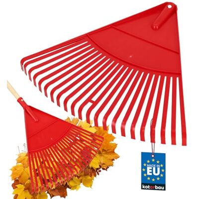 KOTARBAU ® Rateau À Feuilles Plastique 48 cm Rouge Sans Manche Extra-Click Rateau Jardin Ramasse Feuilles Léger Ergonomique KOTARBAU ® Rateau À Feuilles Plastique 48 cm Rouge Sans Manche Extra-Click Rateau Jardin Ramasse Feuilles Léger Ergonomique