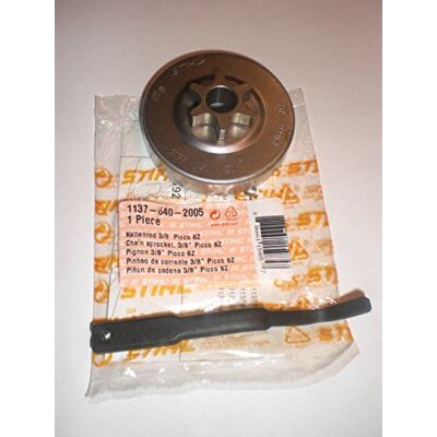 Stihl Pignon d'origine 1137 640 2005 pour MS 193 / T/TC 3/8P 6 dents Stihl Pignon d'origine 1137 640 2005 pour MS 193 / T/TC 3/8P 6 dents