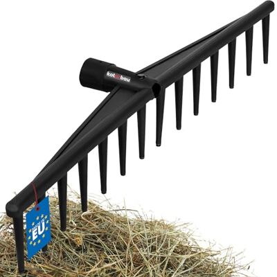 KOTARBAU ® Rateau Jardin Rateau à Feuilles Plastique 59 cm Noir 14 Dents sans Manche Outil Jardinage Léger Ramasse Herbe Gazon Branches Déchets KOTARBAU ® Rateau Jardin Rateau à Feuilles Plastique 59 cm Noir 14 Dents sans Manche Outil Jardinage Léger Ramasse Herbe Gazon Branches Déchets