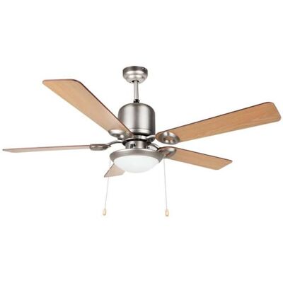 Orbegozo CP 61132 N Ventilateur de Toit avec 5 Pales Réversibles Diamètre 120 cm Puissance 60 W Lumière 3 vitesses Acier Inoxydable Orbegozo CP 61132 N Ventilateur de Toit avec 5 Pales Réversibles Diamètre 120 cm Puissance 60 W Lumière 3 vitesses Acier Inoxydable