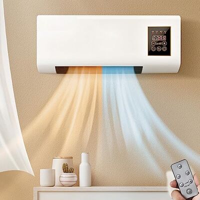 KUMIAO Mini climatiseur mural avec télécommande – Climatiseur portable pour chambre à coucher, salon, bureau – Design compact (L x l x H) 55 x 24 x 12 cm KUMIAO Mini climatiseur mural avec télécommande – Climatiseur portable pour chambre à coucher, salon, bureau – Design compact (L x l x H) 55 x 24 x 12 cm