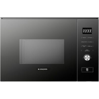 Aspes AMWI2800DGN 20L Intégrable Micro-ondes avec Gril en Verre Noir 800W Grill 1000W 8 Programmes Décongélation Revêtement Intérieur Nettoyage Facile Minuterie 95min Aspes AMWI2800DGN 20L Intégrable Micro-ondes avec Gril en Verre Noir 800W Grill 1000W 8 Programmes Décongélation Revêtement Intérieur Nettoyage Facile Minuterie 95min