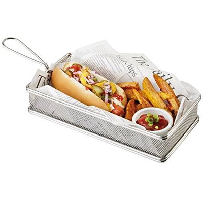 APS Pan Holder - Acier inoxydable, 26x13cm, 4.5cm haut APS Pan Holder - Acier inoxydable, 26x13cm, 4.5cm haut