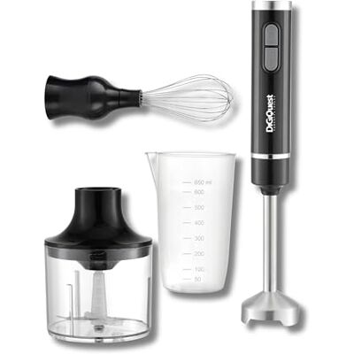 DIGIQUEST - Mixeur à Immersion Handy 400 - Acier Inox, 3-en-1 DIGIQUEST - Mixeur à Immersion Handy 400 - Acier Inox, 3-en-1