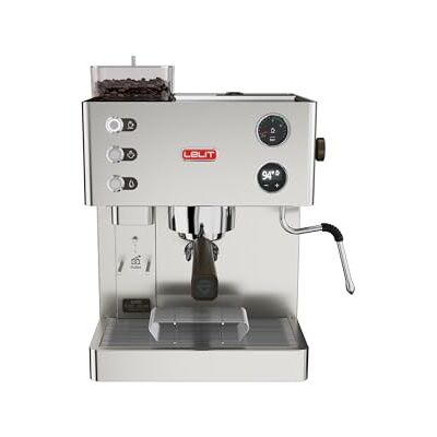 Lelit Kate PL82T, Machine à café prosumer avec moulin à café intégré et LCC pour gérer tous les paramètres, Argent Lelit Kate PL82T, Machine à café prosumer avec moulin à café intégré et LCC pour gérer tous les paramètres, Argent