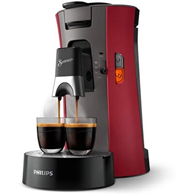 Philips Senseo CSA240/90 - Rouge, Gris - Machine à café Philips Senseo CSA240/90 - Rouge, Gris - Machine à café