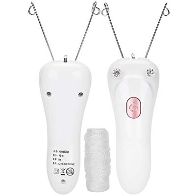 Shanrya Épilateur à filetage, épilateur à filetage électrique sûr, aisselles avec chargeur USB pour les bras du visage des femmes(rose) Shanrya Épilateur à filetage, épilateur à filetage électrique sûr, aisselles avec chargeur USB pour les bras du visage des femmes(rose)