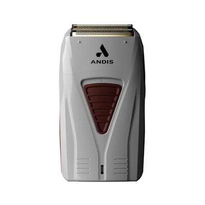 Andis Rasoir filaire/sans fil au lithium-ion TS-1 Pro-Foil avec lames en titane ultra souples Pour un rasage de près et en douceur Rasoir étanche à double tension avec chargeur, gris (lot de 1) Andis Rasoir filaire/sans fil au lithium-ion TS-1 Pro-Foil avec lames en titane ultra souples Pour un rasage de près et en douceur Rasoir étanche à double tension avec chargeur, gris (lot de 1)