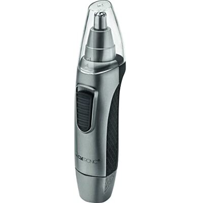 Clatronic 2en1 Tondeuse/Epilateur de Precision Profesionnelle à Barbe/Cheveux/Nez/Oreilles Noir/Anthracite 1 Unité NE 3595 Clatronic 2en1 Tondeuse/Epilateur de Precision Profesionnelle à Barbe/Cheveux/Nez/Oreilles Noir/Anthracite 1 Unité NE 3595