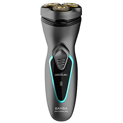 Cecotec Tondeuse à Barbe Bamba PrecisionCare Titanium PerfectCut. 8 W, Lames en Acier inoxydable, Revêtement titane, Mouvement 3D, Batterie au lithium, autonomie 40 min Cecotec Tondeuse à Barbe Bamba PrecisionCare Titanium PerfectCut. 8 W, Lames en Acier inoxydable, Revêtement titane, Mouvement 3D, Batterie au lithium, autonomie 40 min