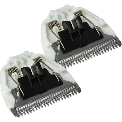vhbw 2 x tête compatible avec Panasonic ER 503, ER 148, ER 149, ER 146, ER 147, ER 1420, ER 1421, ER 1410, ER 1411 tondeuse à cheveux, blanc vhbw 2 x tête compatible avec Panasonic ER 503, ER 148, ER 149, ER 146, ER 147, ER 1420, ER 1421, ER 1410, ER 1411 tondeuse à cheveux, blanc