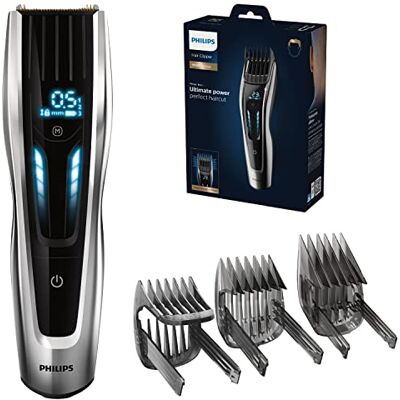 Philips Series 9000 Pro Precision Tondeuse à cheveux pour un contrôle total et une précision avec 400 réglages de longueur – HC9450/13 Philips Series 9000 Pro Precision Tondeuse à cheveux pour un contrôle total et une précision avec 400 réglages de longueur – HC9450/13